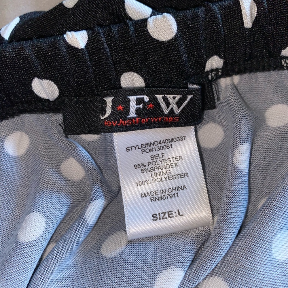Black and White Polka Dot Dress - Picture 2 of 2
